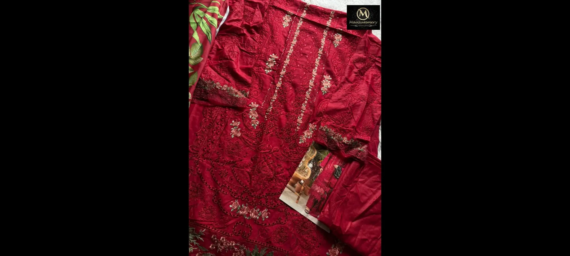 CAMBRIC COTTON WITH HEAVY EMBROIDERY WORK